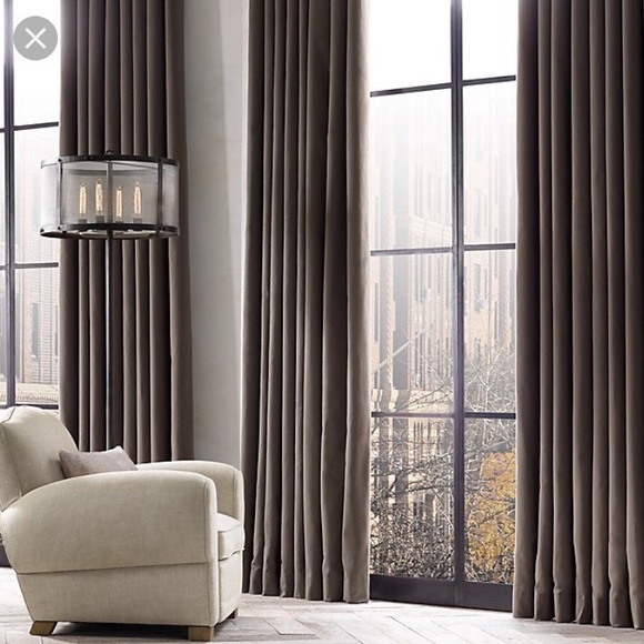 Restoration Hardware Accents Twill Curtains 2 Poshmark